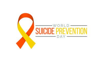 Vector illustration on the theme of World suicide prevention day observed each year on September 10th across the world.