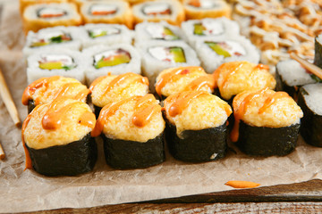 Tasty Roll set with chopsticks