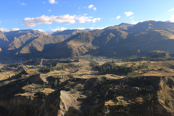 Panoramic View of Colca Canyon, Peru