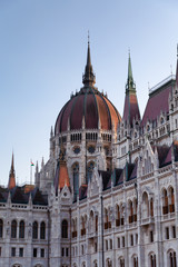 Obraz premium Dome of Budapest Parliament, Budapest, Hungary