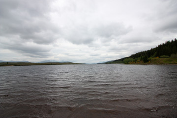 lake and clouds