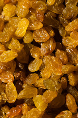 Raisins. Macro. Raisins as background Grape Raisin texture