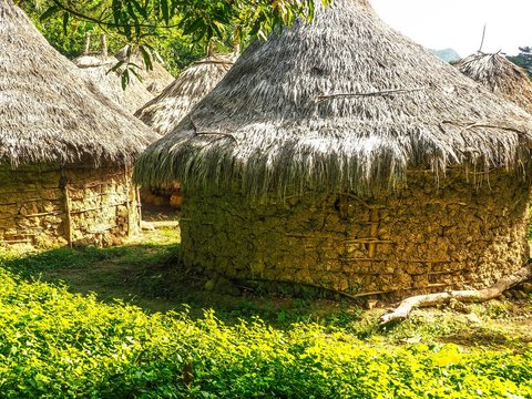 Close up Kogui houses 
