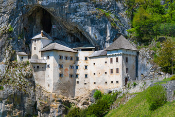Fototapeta na wymiar Predjama castle in slovena