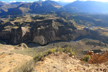 Panoramic View of Colca Canyon, Peru