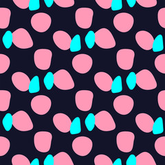 Seamless pattern with repeating abstract shapes. Vector illustration.