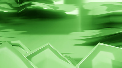 Abstract colorful 3d illustration, 3d rendering colorful texture waves for background.