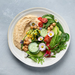 Healthy vegetarian salad
