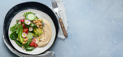 Healthy vegetarian salad