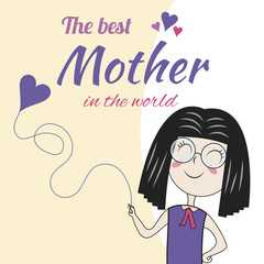 Card for mother´s