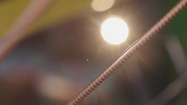 Copper cable macro, production of copper wire macro frame