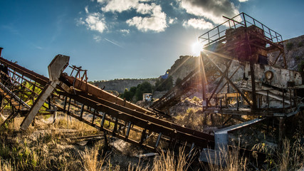 Fototapeta premium Fábrica abandonada urbex mallorca