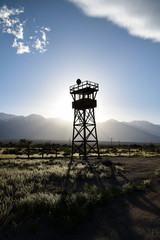 old tower in the mountains