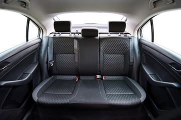 Clean rear back car seats