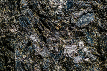 black marble with colored inserts