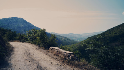 Mountains road