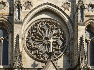 Cathedral of Saint John Divine (1892), cathedral of Episcopal Diocese of New York City. Fragment