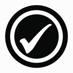 OK button illustration. New OK icon. Ok icon vector. Commercial line vector icon for websites and mobile minimalistic flat design.