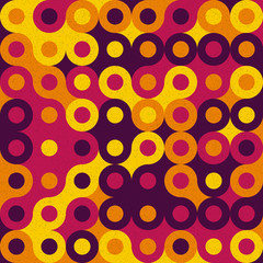 Colour Dots Universe art background design illustration