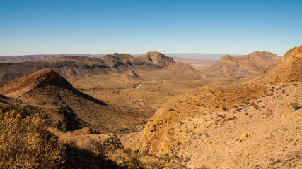 Olive Trial in Namib-Naukluft Park in Namibia / South Africa