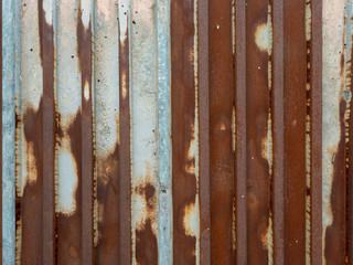 The texture is rusty, old, metal fence. Background