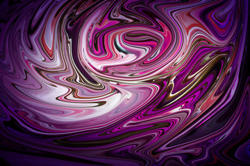 紫・ピンクのマーブル模倣