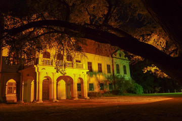 The castle of Count Antun Jankovic from the 18th century,Croatia in the evening.
