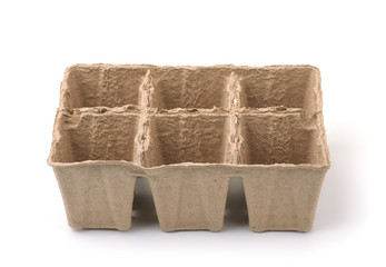 Pulp peat seedling pot