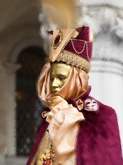 Mysterious maxi at the carnival of Venice