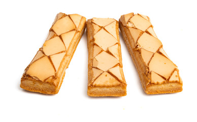 puff pastry isolated