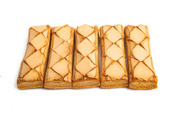 puff pastry isolated