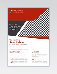 Corporate business flyer template Premium Vector