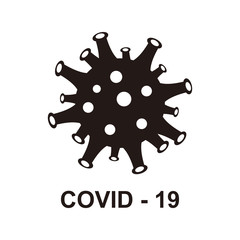 Coronavirus logo concept. Novel Coronavirus icon. 