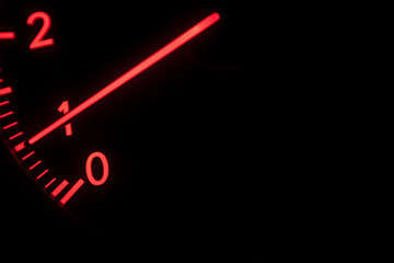 race car tachometer red color racing car
