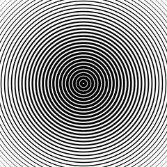 Optical illusion. Op art. Vector illustration.