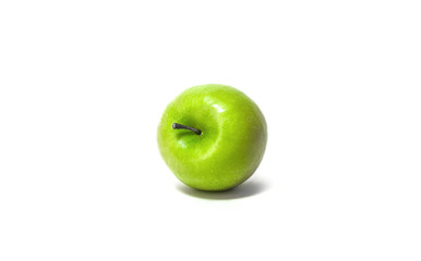 Fresh red apple on white background. Isolated. 