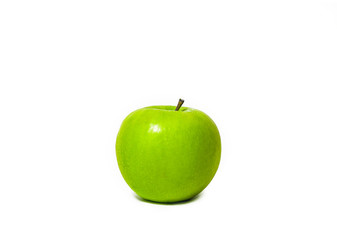 Fresh red apple on white background. Isolated. 