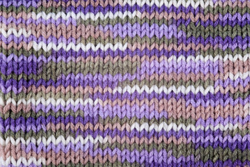 Knitted texture, woolen product, homework, hobbies, knitting, needlework.