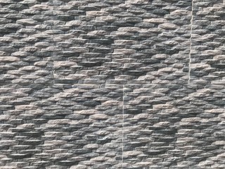 Compound wall or Residential building villa Exterior Wall tiles with Stone pitching pattern...