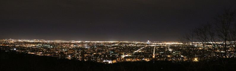 Montreal city view by night