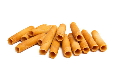 cookie rolls isolated