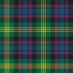 vector illustration of seamless blue and green tartan background - 346008859
