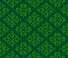 vector knitting seamless background of geometric pattern