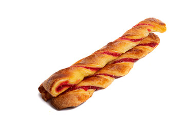 puff sticks with jam Isolated