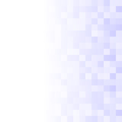 Abstract background of small squares in blue colors with horizontal gradient