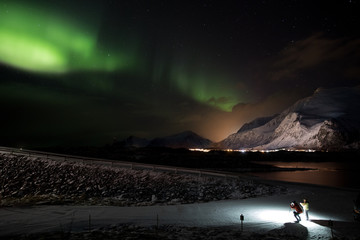 The Northern Lights in Lofoten