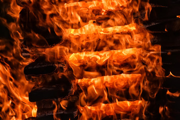 torture woodpile with firewood