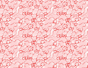 Dynamic Rhythm pink background pattern