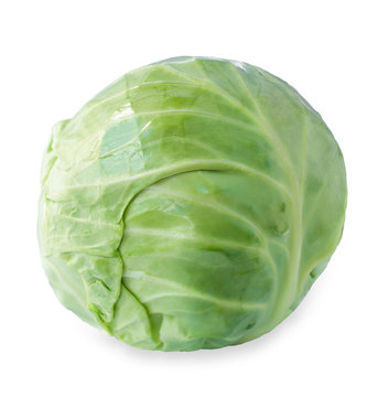 Cabbage isolated on white background