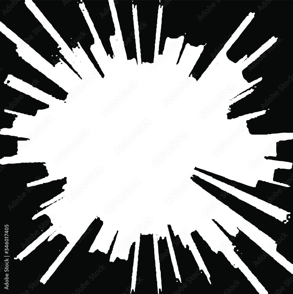 Poster circular texture. distressed uneven grunge background. abstract vector illustration. overlay to crea